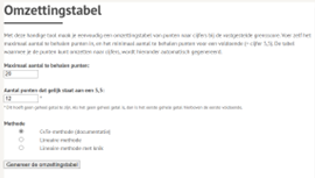 CitoLab - Tool omzettingstabel CitoLab - Tool omzettingstabel
