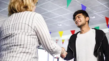 Docent en student middelbaar beroepsonderwijs Docent en student middelbaar beroepsonderwijs