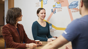 Leerling en docent voortgezet onderwijs