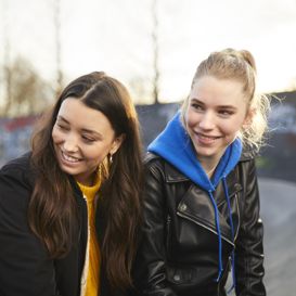 CitoLab - twee leerlingen buiten